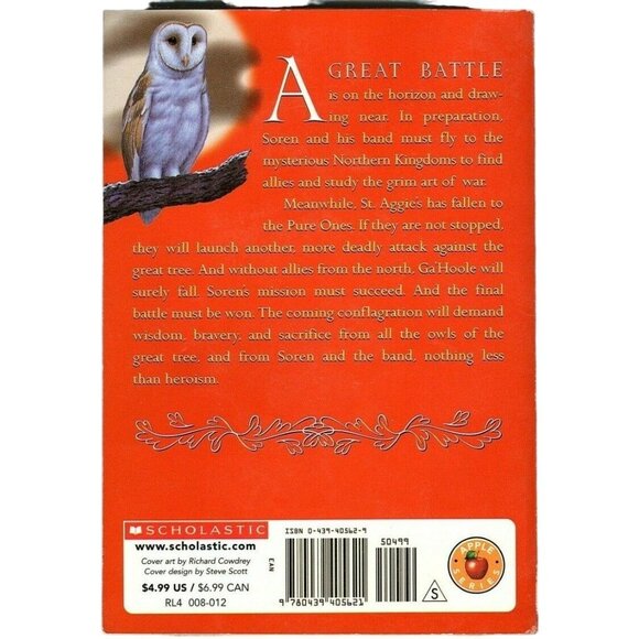 Guardians Of GaHoole Book Six "The Burning" By Kathryn Lasky - Picture 2 of 2